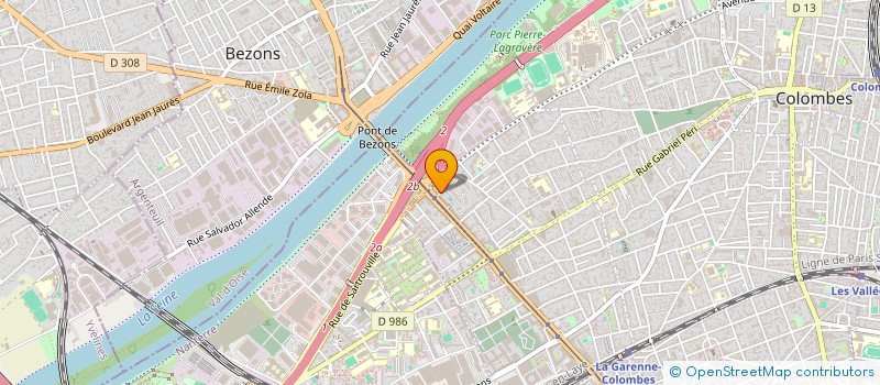 localisation de l'entreprise MONSIEUR ABDELJABAR MEHELLOU  COLOMBES