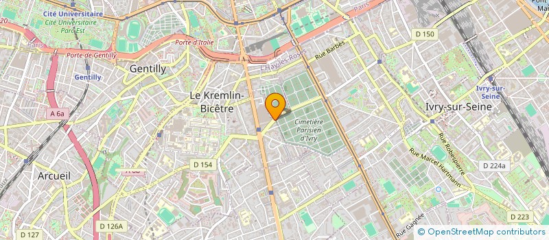 localisation de l'entreprise MONSIEUR ABDELJALIL BOUHOUCHE à LE KREMLIN-BICETRE