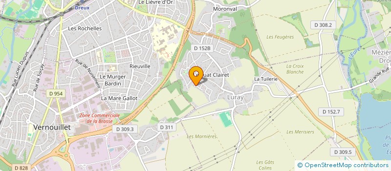 localisation de l'entreprise MONSIEUR ABDELJALIL ER RAFIK à LURAY