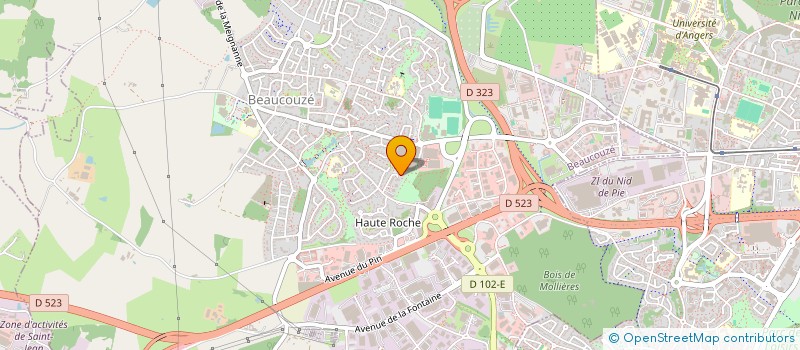 localisation de l'entreprise MONSIEUR ABDELJALIL FAIZ  BEAUCOUZE