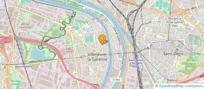 localisation de l'entreprise MONSIEUR ABDELJALIL KOUKOUS à VILLENEUVE-LA-GARENNE