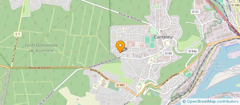 localisation de l'entreprise MONSIEUR ABDELJALIL MESQAH  CANTELEU