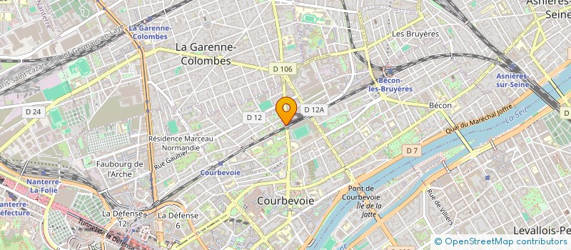 localisation de l'entreprise MONSIEUR ABDELJALIL SADIK à COURBEVOIE