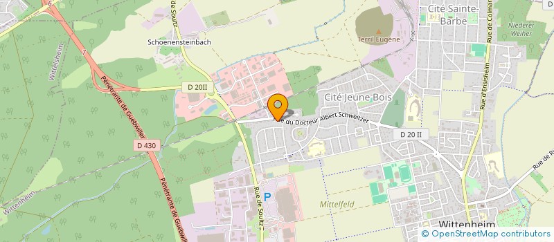 localisation de l'entreprise MONSIEUR ABDELJAOUAD KHALFI  WITTENHEIM