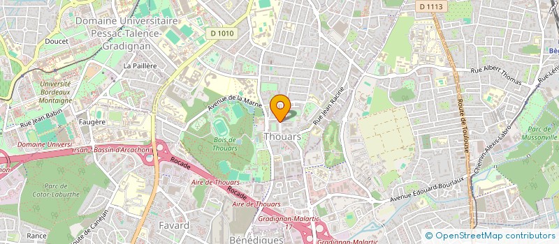 localisation de l'entreprise MONSIEUR ABDELKACEM BOUTRAH  TALENCE