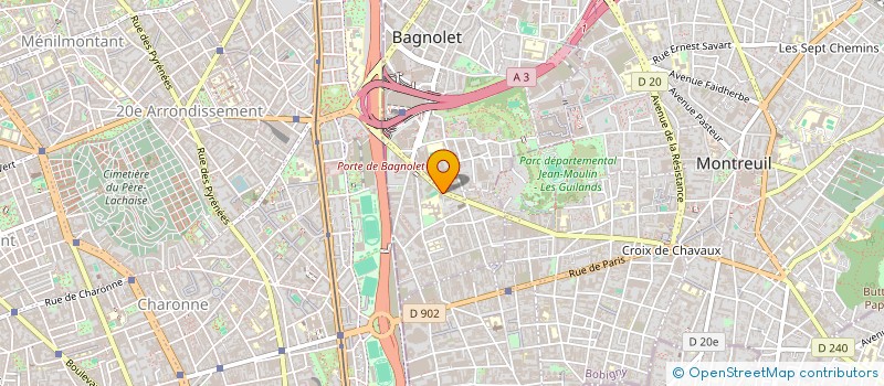 localisation de l'entreprise MONSIEUR ABDELKADER ABDELLAOUI à BAGNOLET