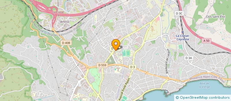 localisation de l'entreprise MONSIEUR ABDELKADER ACHI à LA CIOTAT