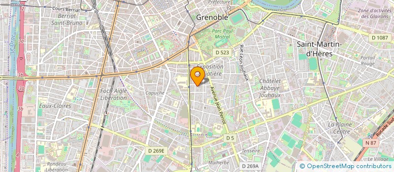 localisation de l'entreprise MONSIEUR ABDELKADER ADDAD  GRENOBLE