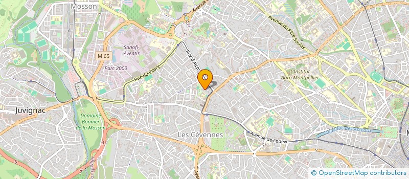 localisation de l'entreprise MONSIEUR ABDELKADER ADDOU à MONTPELLIER
