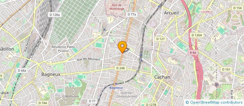 localisation de l'entreprise MONSIEUR ABDELKADER AFANE à BAGNEUX