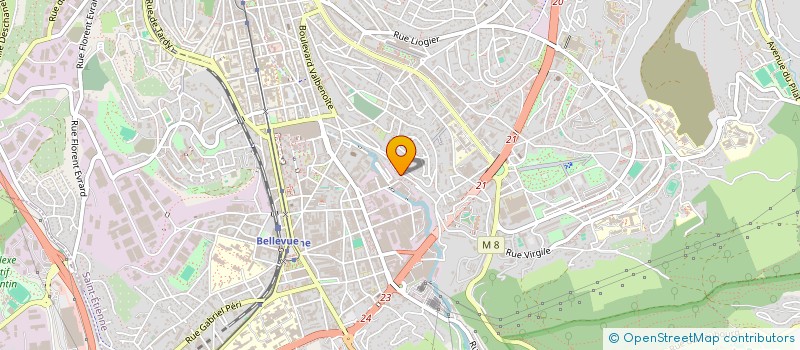 localisation de l'entreprise MONSIEUR ABDELKADER AHMAR RASS  SAINT-ETIENNE