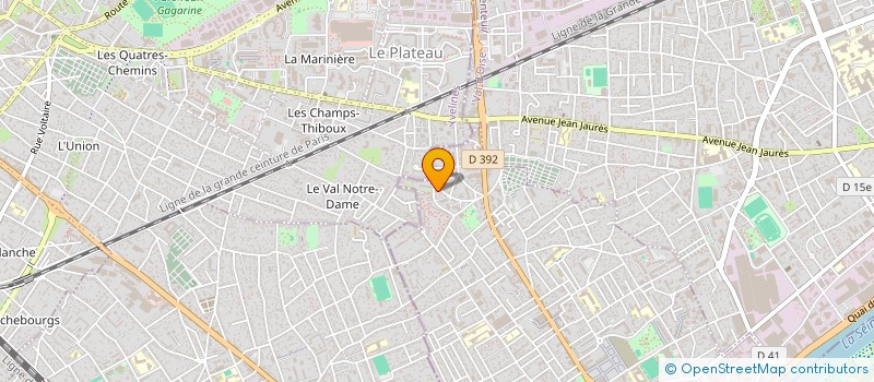 localisation de l'entreprise MONSIEUR ABDELKADER AHMED  BEZONS