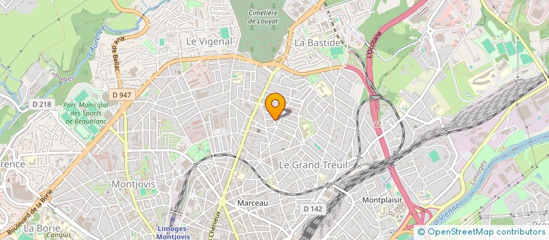 localisation de l'entreprise MONSIEUR ABDELKADER AID à LIMOGES