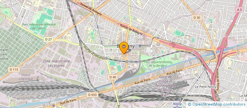 localisation de l'entreprise MONSIEUR ABDELKADER AIDOUNI  BOBIGNY