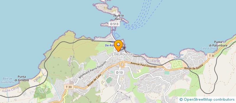 localisation de l'entreprise MONSIEUR ABDELKADER AISSANI à L'ILE-ROUSSE