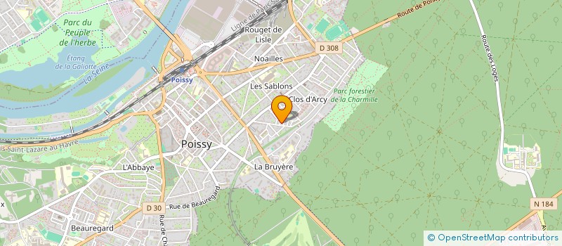 localisation de l'entreprise MONSIEUR ABDELKADER AISSAOUI à POISSY