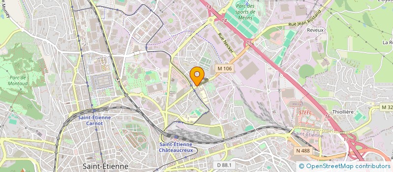 localisation de l'entreprise MONSIEUR ABDELKADER AIT HAMOU  SAINT-ETIENNE