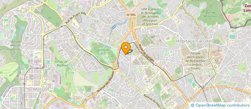 localisation de l'entreprise MONSIEUR ABDELKADER ALAOUI ISMAILI à MONTPELLIER
