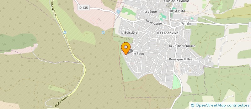 localisation de l'entreprise MONSIEUR ABDELKADER ALILI  POULX