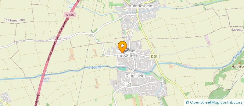 localisation de l'entreprise MONSIEUR ABDELKADER ALLAB  GRIESHEIM-SUR-SOUFFEL