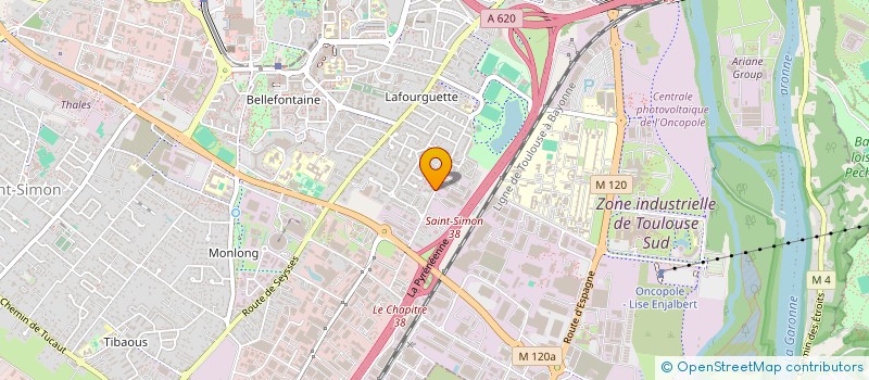 localisation de l'entreprise MONSIEUR ABDELKADER ALLOU à TOULOUSE