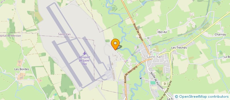 localisation de l'entreprise MONSIEUR ABDELKADER AOUFI  PARAY-LE-MONIAL