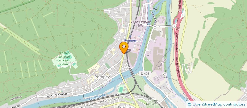 localisation de l'entreprise MONSIEUR ABDELKADER ARIFI  POMPEY