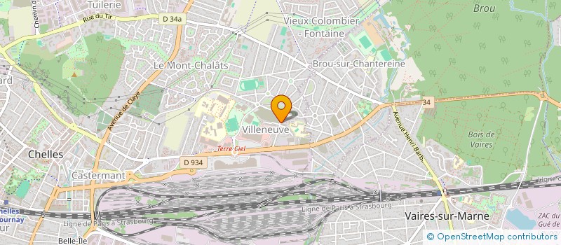 localisation de l'entreprise MONSIEUR ABDELKADER ARZIOU  CHELLES