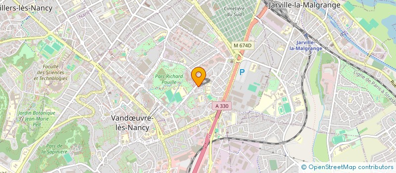 localisation de l'entreprise MONSIEUR ABDELKADER ATOUI  VANDUVRE-LES-NANCY