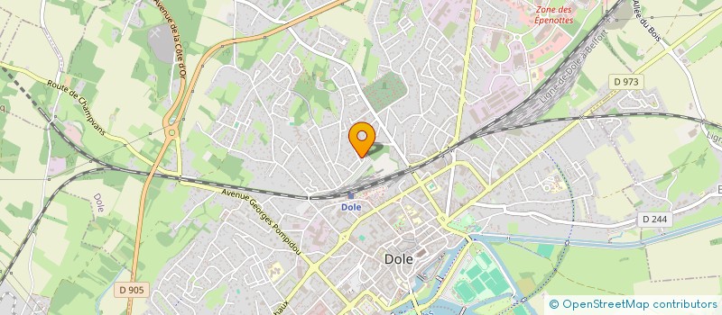 localisation de l'entreprise MONSIEUR ABDELKADER BAAZIZI à DOLE