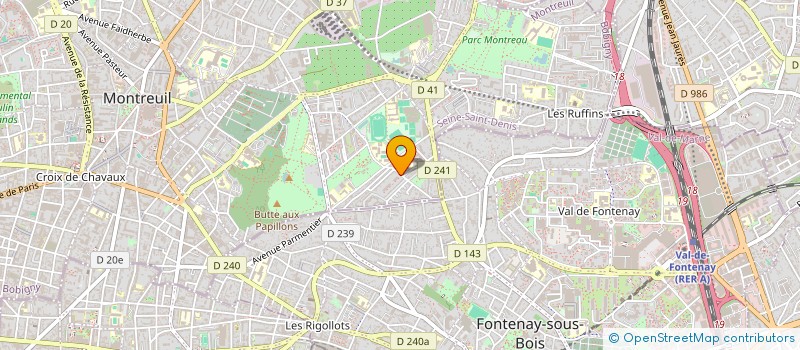localisation de l'entreprise MONSIEUR ABDELKADER BACHENE à MONTREUIL
