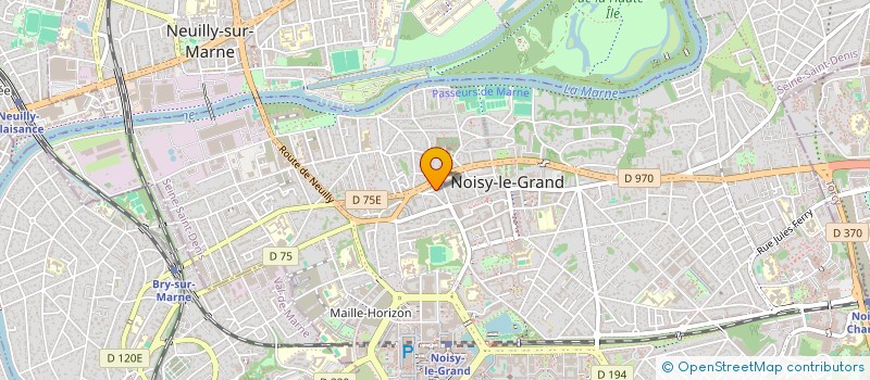 localisation de l'entreprise MONSIEUR ABDELKADER BAHJAOUI  NOISY-LE-GRAND