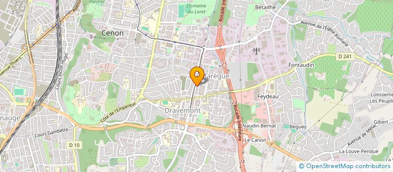 localisation de l'entreprise MONSIEUR ABDELKADER BAHLOUL  CENON