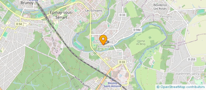 localisation de l'entreprise MONSIEUR ABDELKADER BAHRIA  BOUSSY-SAINT-ANTOINE