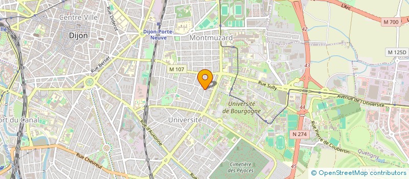 localisation de l'entreprise MONSIEUR ABDELKADER BAKHTI  DIJON