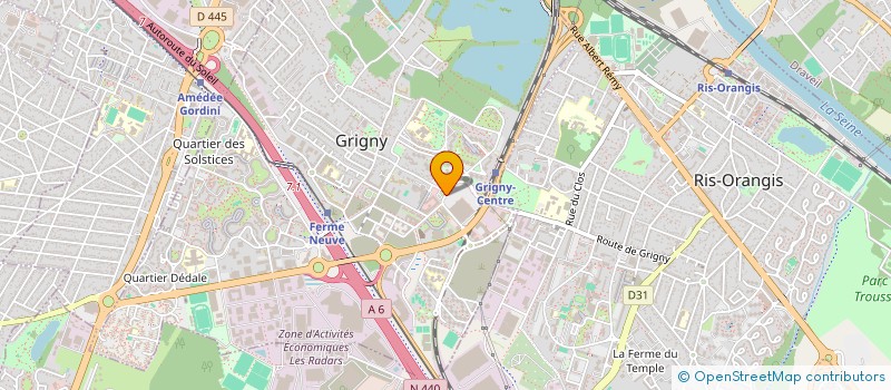 localisation de l'entreprise MONSIEUR ABDELKADER BALHASKA  GRIGNY