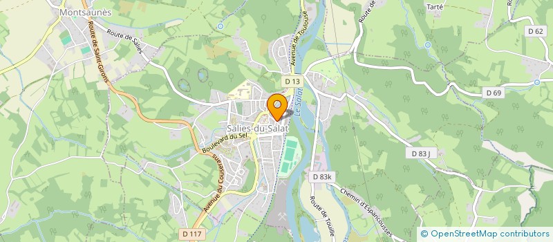 localisation de l'entreprise MONSIEUR ABDELKADER BARHOUMI  SALIES-DU-SALAT