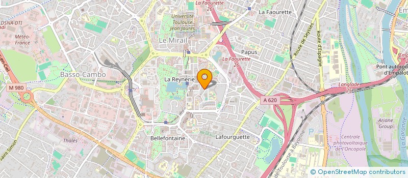 localisation de l'entreprise MONSIEUR ABDELKADER BEKKOUCHE  TOULOUSE