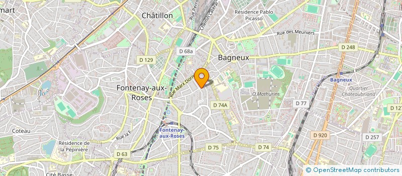 localisation de l'entreprise MONSIEUR ABDELKADER BELABDI à FONTENAY-AUX-ROSES