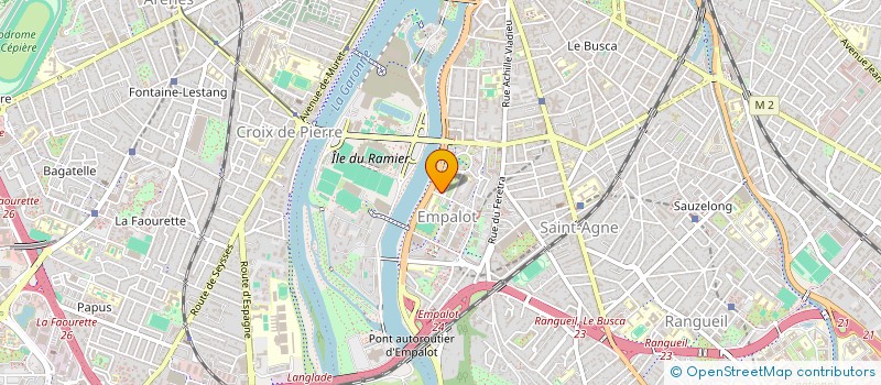 localisation de l'entreprise MONSIEUR ABDELKADER BELAHOUEL  TOULOUSE