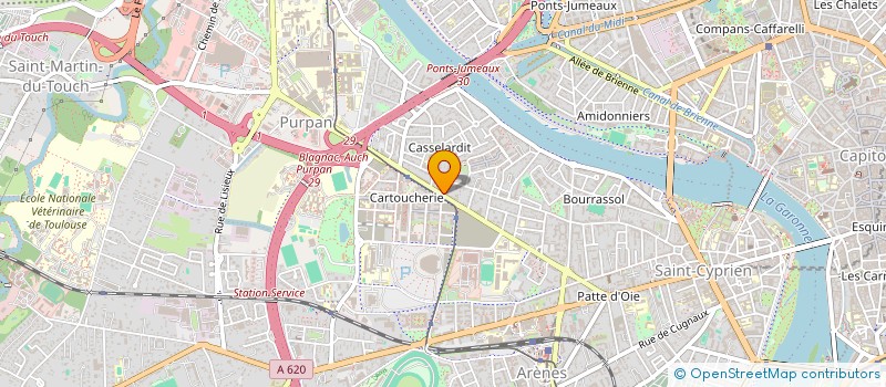 localisation de l'entreprise MONSIEUR ABDELKADER BELFODIL à TOULOUSE