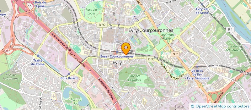 localisation de l'entreprise MONSIEUR ABDELKADER BELGUENDOUZ à EVRY-COURCOURONNES