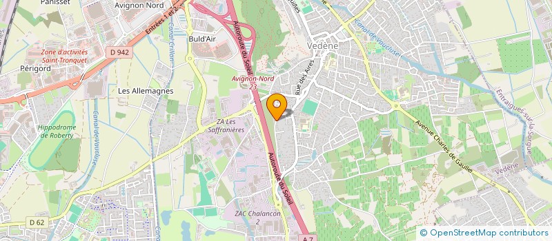 localisation de l'entreprise MONSIEUR ABDELKADER BELGUITI à VEDENE