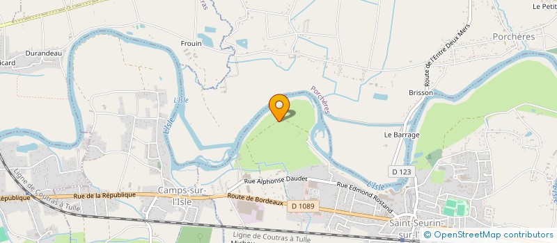 localisation de l'entreprise MONSIEUR ABDELKADER BELKACEM  SAINT SEURIN SUR L'ISLE
