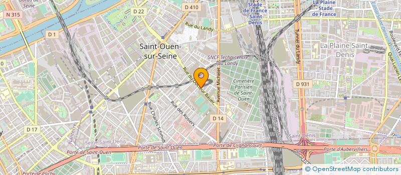 localisation de l'entreprise MONSIEUR ABDELKADER BELKACEM à SAINT-OUEN-SUR-SEINE
