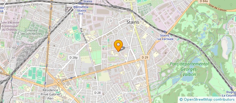 localisation de l'entreprise MONSIEUR ABDELKADER BELKHEIRI à STAINS