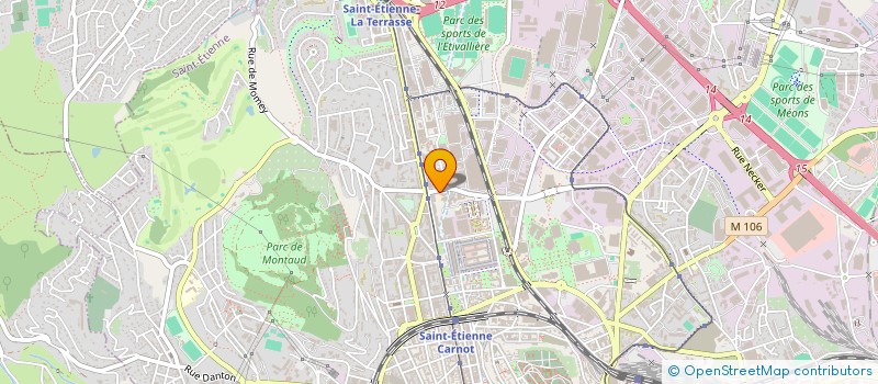 localisation de l'entreprise MONSIEUR ABDELKADER BELKHIR  SAINT-ETIENNE