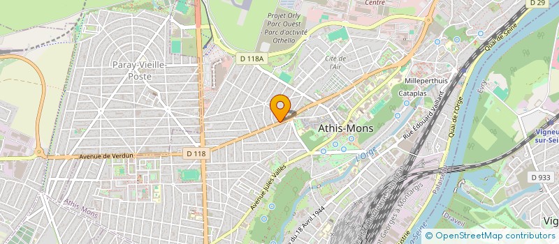localisation de l'entreprise MONSIEUR ABDELKADER BELKHODJA à ATHIS-MONS