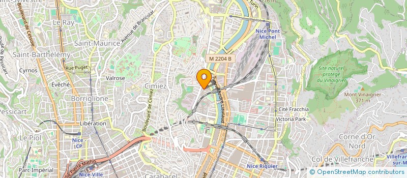 localisation de l'entreprise MONSIEUR ABDELKADER BEN AHMED à NICE