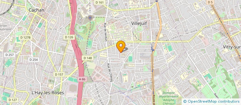 localisation de l'entreprise MONSIEUR ABDELKADER BENADDA à VILLEJUIF